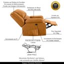 Ver imagem 3 de Poltrona do Papai Reclinável Sala de Cinema Madrid Manual PU Whisky G26 Gran Belo