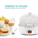 Ver imagem 3 de Elite Gourmet Cozedor de Ovos Elétrico 7 Unidades com Auto-desligamento (branco)