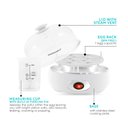 Ver imagem 2 de Elite Gourmet Cozedor de Ovos Elétrico 7 Unidades com Auto-desligamento (branco)