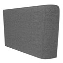 Ver imagem 7 de Cabeceira Cama Box King 195cm Nicea P02 Linho Cinza - Mpozenato