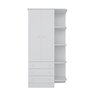 Guarda-Roupa Infantil 825 e Cômoda 2561 Doce Sonho Branco - 2