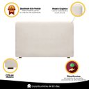 Ver imagem 5 de Cabeceira Orgânica Moscou 160cm para Cama Box Queen Bouclê - Sofa Store:bouclê Bege Marfim