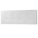 Ver imagem 3 de Kit Painel e Calçadeira Baú Casal 1,40m Berlim Corano Branco - Pallazio