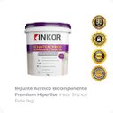 Ver imagem 2 de Rejunte Acrílico Bicomponente Premium Hiperliso Inkor Branco Pote 1kg