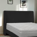 Ver imagem 1 de Cabeceira Estofada Montreal 175cm para Cama Box Queen Size Bouclê - Sofa Store:bouclê Preto