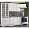 Cozinha Modulada 4 Peças 100% MDF Americana 1 Branco Henn - 1