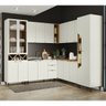 Cozinha Modulada 8 Peças 100% MDF Essencia 2 Areia Nature Henn - 1