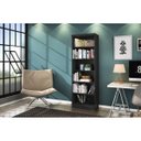 Ver imagem 4 de Estante Livreiro 05 Prateleiras 1404 Preto Qmovi