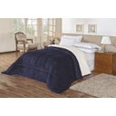 Ver imagem 1 de Cobertor Casal Queen Inverno Manta Lã Pelo Carneiro Saldão:azul-marinho/azul-marinho
