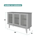 Ver imagem 4 de Buffet Detroit 3 Portas Off White/ Nature - Tebarrot