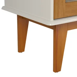 Buffet Detroit 3 Portas Off White/ Nature - Tebarrot - 9