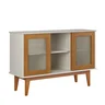 Buffet Detroit 3 Portas Off White/ Nature - Tebarrot - 2