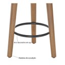 Ver imagem 3 de Kit 2 Bancos Banqueta Baixa Paris Corano Preto Salaone