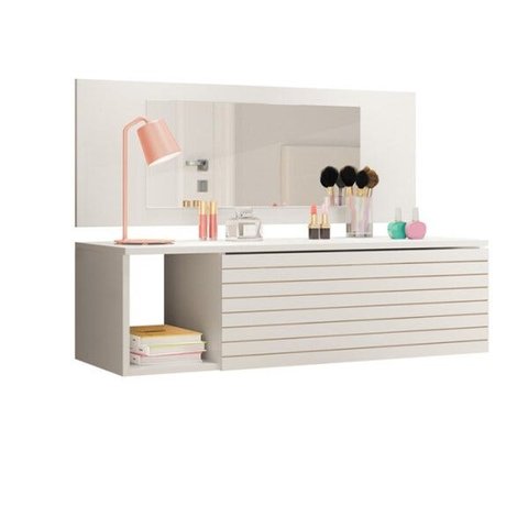 Penteadeira Gaveta Suspensa Joy 8400 Branco Peternella