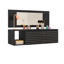 Penteadeira Gaveta Suspensa Joy 8400 Preto Peternella - 1