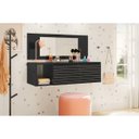 Ver imagem 4 de Penteadeira Gaveta Suspensa Joy 8400 Preto Peternella