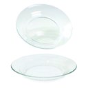 Ver imagem 1 de Kit Jogo Prato Fundo Sopa Transparente 10 Peças 22,5cm