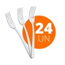 Ver imagem 2 de Kit - 24 Garfos de Mesa Buzios em Aço Inox Gibag - Tramontina