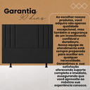 Ver imagem 7 de Cabeceira 140 cm Linho Casal Frame Estofada Cama Box Moderna:Preto