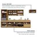 Ver mais imagens de Cozinha Completa Modulada 7 Peças 14 Portas 6 Gavetas com Rodapé 100% MDF Simone Mendes