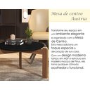 Ver imagem 2 de Mesa de Centro Sala de Estar Áustria Decorativa Tampo Redondo Preto