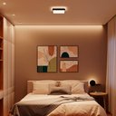 Ver imagem 4 de Plafon Round LED Quadrado 280mm Acrílico Liso 18W - Bivolt Luz Ajustavel Branco