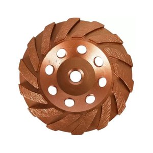 Rebolo Diamantado Turbo Segmentado 125mm com Rosca M14 Mtx