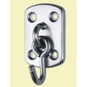 Ver imagem 2 de Gancho de Rede União Mundial Ferragens Paulista Aço Cromado