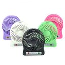 Ver imagem 4 de Mini Ventilador de Mesa Usb C/ Baterria Recarregavel - Preto