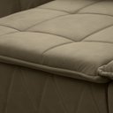 Ver mais imagens de Sofá Retrátil/Reclinável Amsterdam 2,50m Suede Velut com Molas no Assento - King House