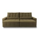 Ver imagem 4 de Sofá Retrátil/Reclinável Montebello 250cm Suede Velut com Molas no Assento - King House