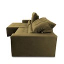 Ver imagem 5 de Sofá Retrátil/Reclinável Montebello 210cm Suede Velut com Molas no Assento - King House
