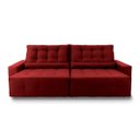 Ver imagem 5 de Sofá Retrátil/Reclinável Montebello 300cm Suede Velut com Molas no Assento - King House