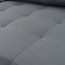 Ver imagem 6 de Sofá Retrátil/Reclinável Montebello 210cm Suede Velut com Molas no Assento - King House