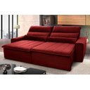 Ver imagem 1 de Sofá Retrátil/Reclinável Patagônia 2,10m Suede Velut Vermelho c/ Molas no Assento - King House
