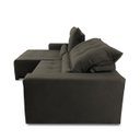 Ver imagem 5 de Sofá Retrátil/Reclinável Montebello 300cm Suede Velut com Molas no Assento - King House