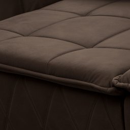 Sofá Retrátil/Reclinável Amsterdam 3,00m Suede Velut com Molas no Assento - King House - 8