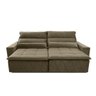 Sofá Retrátil/Reclinável Amsterdam 2,30m Suede Velut com Molas no Assento - King House - 5