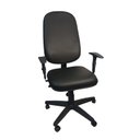 Ver imagem 2 de Cadeira Escritório Presidente Slin - Tecido Corino:vermelho