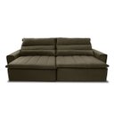 Ver imagem 4 de Sofá Retrátil/Reclinável Patagônia 3,00m Suede Velut Bege c/ Molas no Assento - King House