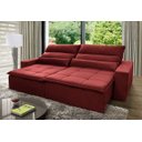 Ver imagem 2 de Sofá Retrátil/Reclinável Amsterdam 3,00m Suede Velut com Molas no Assento - King House