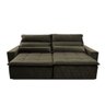 Sofá Retrátil/Reclinável Amsterdam 2,70m Suede Velut com Molas no Assento - King House - 4