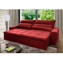 Ver imagem 2 de Sofá Retrátil/Reclinável Amsterdam 2,50m Suede Velut com Molas no Assento - King House