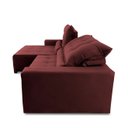Ver imagem 5 de Sofá Retrátil/Reclinável Montebello 250cm Suede Velut com Molas no Assento - King House