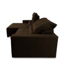 Ver imagem 5 de Sofá Retrátil/Reclinável Montebello 270cm Suede Velut com Molas no Assento - King House