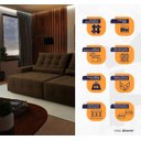 Ver imagem 3 de Sofá Retrátil/Reclinável Montebello 270cm Suede Velut com Molas no Assento - King House