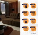 Ver imagem 3 de Sofá Retrátil/Reclinável Montebello 270cm Suede Velut com Molas no Assento - King House