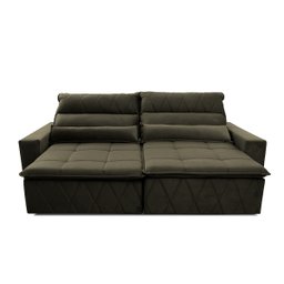 Sofá Retrátil/Reclinável Amsterdam 3,00m Suede Velut com Molas no Assento - King House - 3