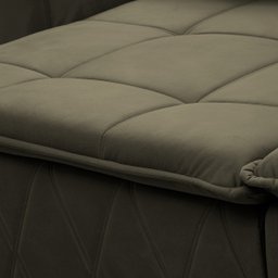Sofá Retrátil/Reclinável Amsterdam 3,00m Suede Velut com Molas no Assento - King House - 5