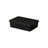Cesto Organizador com Tampa 27x19,5x7cm Linea Preto Paramount - 1